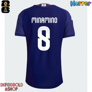 Japan Takumi Minamino #8 Hjemmebanetrøje VM 2026 Kort ærmer